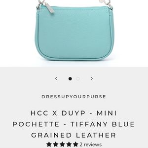 Dress up your purse Tiffany blue mini pochette HCC x DUYP